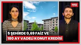 5 şehirde 069 faiz ve 180 ay vadeli 25 milyon TLlik konut kredisi kampanyasının detayları neler [upl. by Renado]