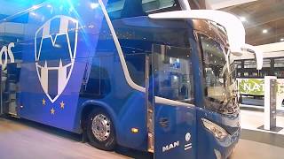 El Nuevo Autobús de Rayados de Monterrey MAN MARCOPOLO DD [upl. by Bradford]