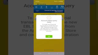 EBL SKYBANKING Application Log in Problem Solve  Registration Tutorial  How to get User ID [upl. by Vivle]