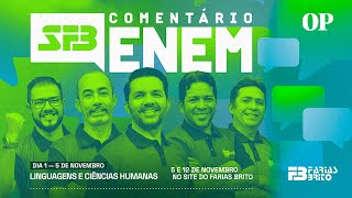 🔴 AO VIVO Gabarito  Correção Enem 2023 – Dia 1 Provas de linguagens ciências humanas e redação [upl. by Cathrine884]