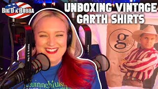 Unboxing A Couple VINTAGE Garth Brooks TShirts [upl. by Aliakim]