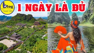 Du lịch Ninh Bình 2023 Kinh nghiệm đi Tràng An Bái Đính 1 ngày [upl. by Ecraep313]