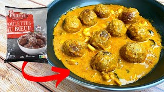 Comment cuisiner des BOULETTES de boeuf surgelées [upl. by Muhan]