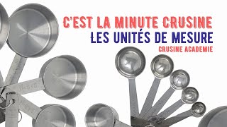 Les unités de mesure Cest la minute crusine [upl. by Mareld277]