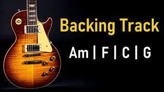 Blues Rock BACKING TRACK A Minor  Am F C G  120 BPM  Guitar Backing Track [upl. by Maroj]