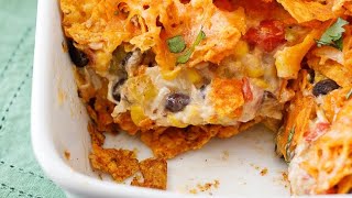 Dorito casserole  easy and delicious recipe  kid approved  Taco Tuesday  dinner in 30 minutes [upl. by Lohner294]