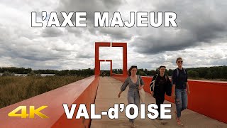 🇫🇷 CERGYPONTOISE L’Axe majeur  Vald’Oise  FRANCE  4K [upl. by Etnahc]