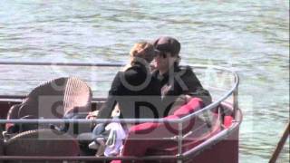 In love Tom Brady and Gisele Bundschen and baby on a boat in Paris [upl. by Gariepy19]