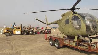 Hughes Oh6 Cayuse quot Loachquot  at the Shafter air and car show [upl. by Mafalda]