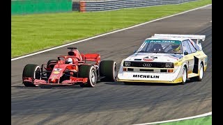 Ferrari F1 2018 vs Audi Sport Quattro S1  Monza [upl. by Niawd634]