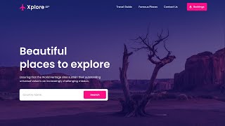 How To Make Website Using HTML And CSS  Create Website Header Design [upl. by Htebazil640]