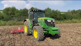 Lóránt robotkormányzás beépítése  John Deere 6150 [upl. by Imhskal805]