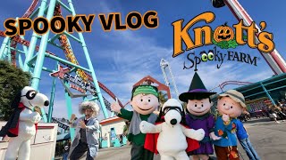 Knotts Spooky Farm 2024 Vlog enjoying and updates [upl. by Euqinahc168]