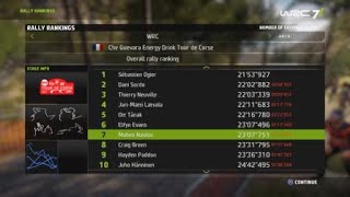 WRC 7 FIA World Rally ChampionshipCitroen C3 WRC Rally Corsica Stage 3 [upl. by Doak849]