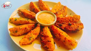 Perfectly Crispy Potato Wedges Recipe  Easy amp Delicious Homemade Snack [upl. by Wendelin]