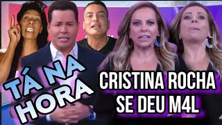 ESTREIA TÁ NA HORA  CHRISTINA ROCHA PASSA M4L BAB4D0S DO JORNALÍSTICO POPULAR [upl. by Okimuk]