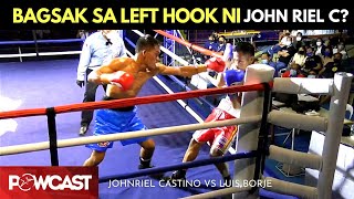 Sinalubong ang Left Hook ni JOHNRIEL Castino vs Luis Borje Full Fight  PMI Boxing [upl. by Chuck]