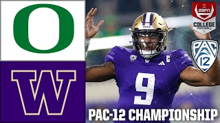 Pac12 Championship Game Oregon Ducks vs Washington Huskies  Full Game Highlights [upl. by Norrv]