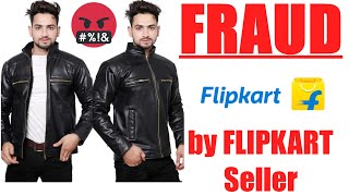 FLIPKART Leather Jacket   flipkartcom   UNBOXING and FRAUD [upl. by Chancellor]