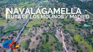 DEL CIELO NAVALAGAMELLA Y LA RUTA DE LOS MOLINOS A 200 METROS  MADRID RUTAS VERDES  ESPAÑA  TRAIL [upl. by Ylrahc458]