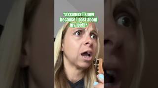 THE DOETH NOT KNOW😅🤦🏼‍♀️ dentureskit dental funny shorts lisp dentalshorts teeth [upl. by Annailuj]