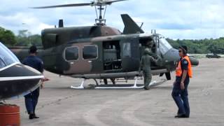 SAREX 2013 Bell212 Royal Thai Army Arrival  กองบิน 23 อุดรธานี [upl. by Eijneb]