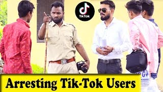 Fake Police Arresting Tik Tok Users  Bhasad News  Pranks in India [upl. by Nybor]