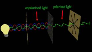 Polarization  Polarizer  Explained and animated 3d [upl. by Pietje]