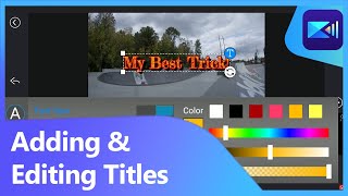 How to Easily Add amp Edit Titles and Text in Video PowerDirector App Tutorial [upl. by Tootsie922]