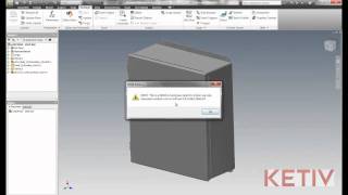 How to Use iLogic to Create a Warning in Autodesk Inventor [upl. by Kelleher]