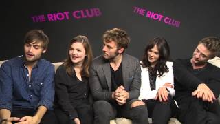 The Riot Club Cast Answer Fans Tweeted Questions  Glamour UK [upl. by Ambrosi]