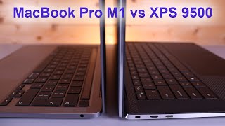 MacBook Pro M1 vs XPS 9500  Can the apple silicon keep up with a 15quot content creation laptop [upl. by Yddet]