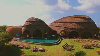 Wild Coast Tented Lodge  Luxury Hotel in Yala  Drone Video [upl. by Cullan]