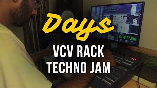 Days  VCV Rack Techno Jam [upl. by Rosner121]