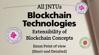 Extensibility of Blockchain Concepts of  Blockchain Technologies Concept wise notes  JNTUK  JNTUA [upl. by Sophie369]