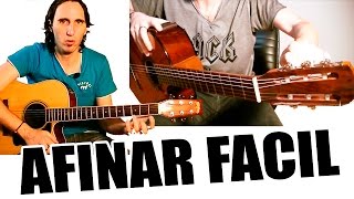 Tutorial como afinar la guitarra sin afinador DIY [upl. by Woodhead458]