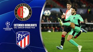 Feyenoord vs Atlético Madrid Extended Highlights  UCL Group Stage MD 5  CBS Sports Golazo [upl. by Ketti]