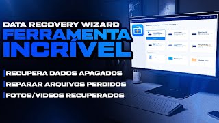 COMO RECUPERAR DADOS FOTOS VÍDEOS PERDIDOSDELETADOS DO PC COM A FERRAMENTA DATA RECOVERY WIZARD [upl. by Daley13]