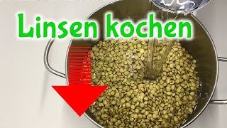 Linsen kochen 👍 Wie geht das ►►► Anleitung amp Tipps [upl. by Etka955]