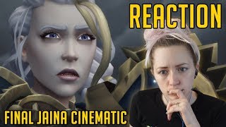 REACTION Jaina  The Return of Hope Kul Tiras  Siege of Boralus Alliance Cinematic  TradeChat [upl. by Arline]