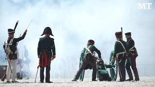 Russian History Enthusiasts Reenact Battle of Borodino [upl. by Morrison]