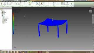 Autodesk Inventor 2014  Using And Creating A Stress Analysis [upl. by Karlan]