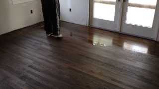 How to apply polyurethane on hardwood floors [upl. by Okiman]