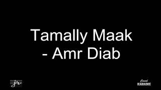 Amr Diab Tamally Maak  Karaoke [upl. by Atilegna341]