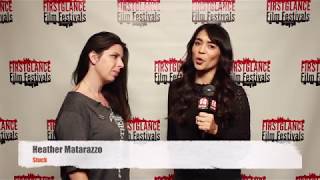 Heather Matarazzo FirstGlance Film Fest Interview [upl. by Urania870]