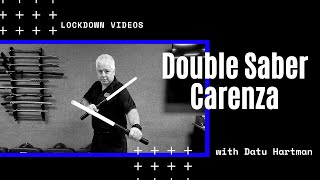 Double Saber Carenza  FMA Kali Arnis Escrima [upl. by Harri]