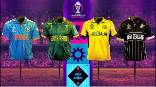 CWC23 India South Africa Australia New Zealand in semi finals [upl. by Nauqed334]