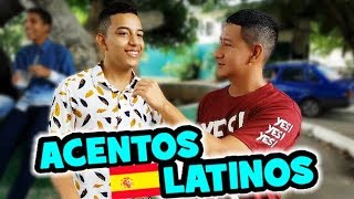 IMITANDO ACENTOS LATINOS en el colegio SIMÓN BOLÍVAR  GUAYAQUIL [upl. by Retsila813]