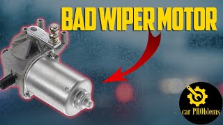 5 Bad Wiper Motor Symptoms How to Test amp Replacement Cost [upl. by Cadmarr]