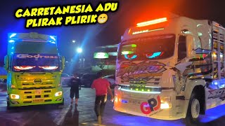 ADU PLIRAK PLIRIK😁‼️CARRETA INDONESIA BREWOG AUDIO DKK DI REST AREA TOL CIPALI [upl. by Anerok572]